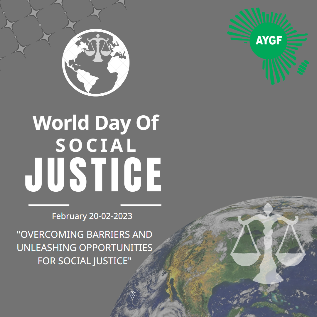 World Social Justice Day AYGF   AYGF Image 