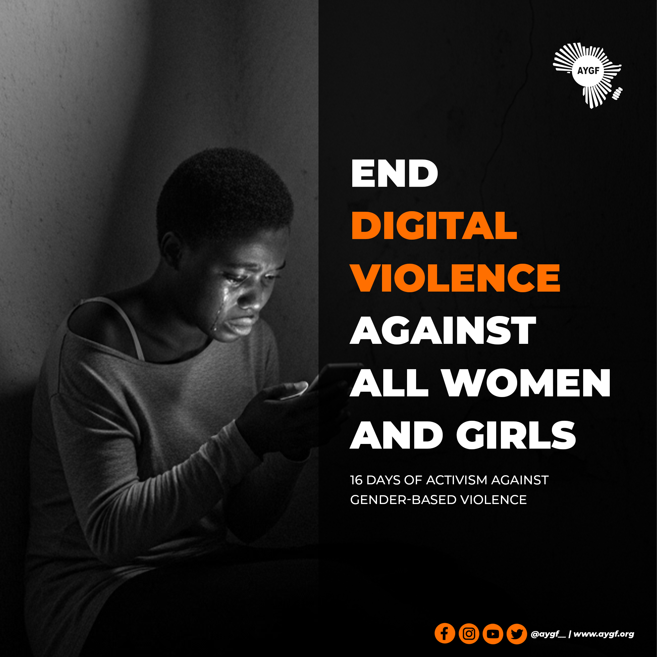 Standing Against Gender-Based Violence: AYGF Supports the 16 Days of Activism